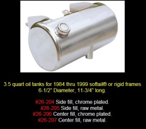 reservoirs huile custom8